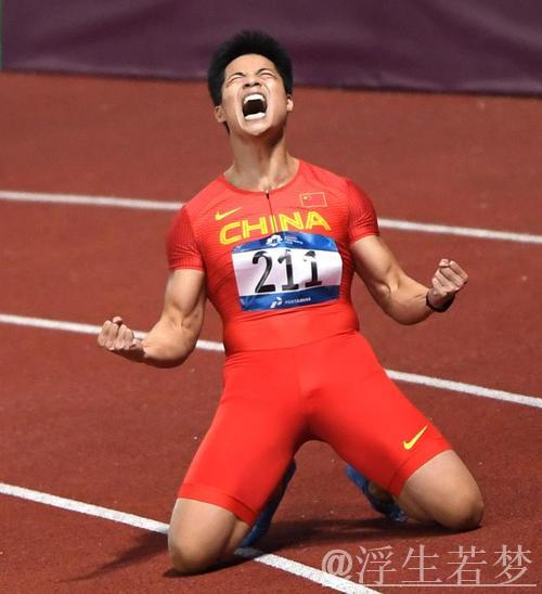 在东京奥运会，苏炳添创造了个人最佳成绩